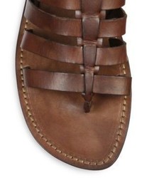 Ralph Lauren Vachetta Leather Multi Strap Sandals