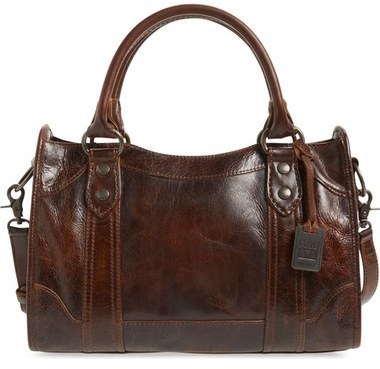 melissa washed leather satchel