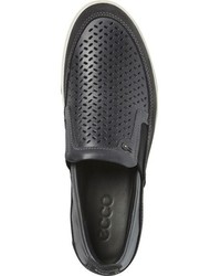 Ecco Collin Perforated Slip On Sneaker