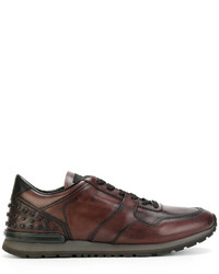 Tod's Panelled Lace Up Sneakers