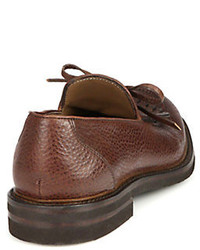 Brunello Cucinelli Kiltie Tassel Leather Loafers