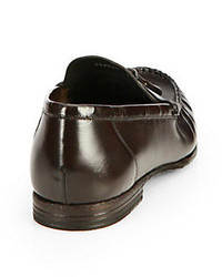 To Boot New York Leather Tassel Loafers