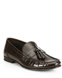 To Boot New York Leather Tassel Loafers