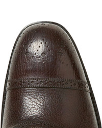 Brioni Textured Leather Tasselled Loafers