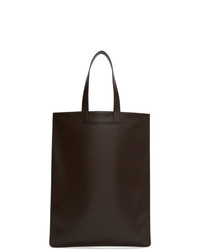 Comme des Garcons Wallets Brown Leather Classic Tote