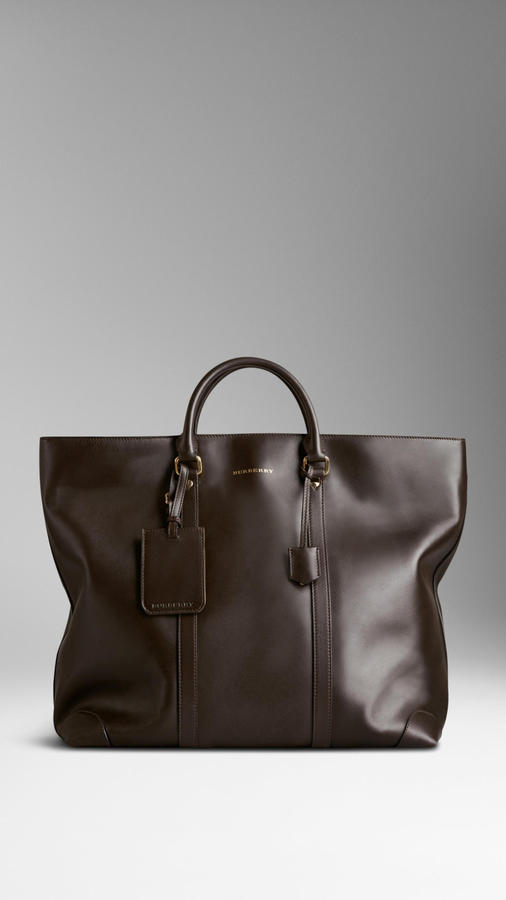 Totes bags Burberry - Leather tote bag - 8032405