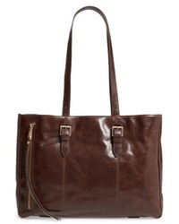 Hobo Cabot Calfskin Leather Tote Red