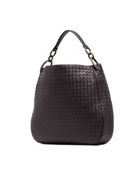 Bottega Veneta Graphite Loop Medium Leather Shoulder Bag