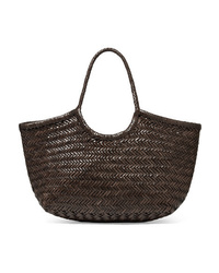 Dragon Diffusion Nantucket Large Woven Leather Tote