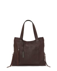 Vince Camuto Rylan Leather Tote In Black Cherry At Nordstrom
