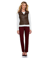 Westbound Faux Leather Vest