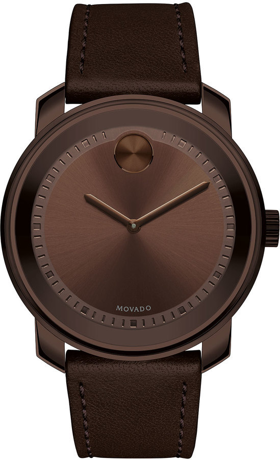 Movado chocolate cheap watch