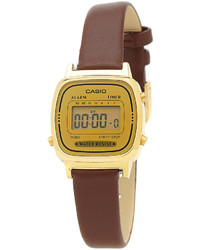 Casio Solid Dark Brown Leather Limited Edition Wristwatch