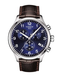 Tissot Chrono Xl Collection Chronograph Leather Watch