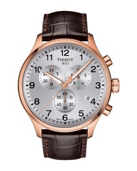 Tissot Chrono Xl Collection Chronograph Leather Watch