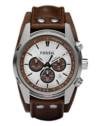 Fossil Chronograph Cuff Watch