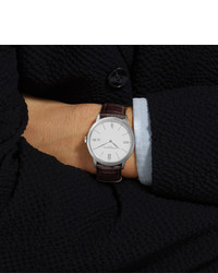 Baume & Mercier Classima Quartz 40mm Steel And Croc Effect Leather Watch Ref No M0a10507