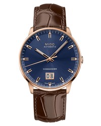 MIDO Commander Big Date Automatic Leather Watch
