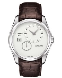 Tissot Couturier Automatic Leather Strap Watch 39mm