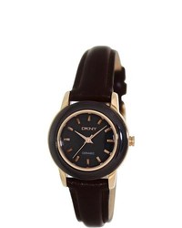 DKNY Ny8641 Brown Leather Watch