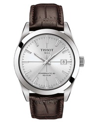 Tissot Gentleman Powermatic Leather Watch