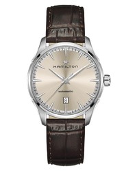 Hamilton Jazzmaster Automatic Leather Watch