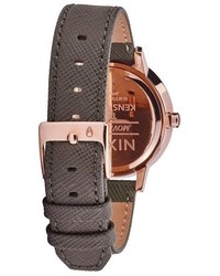 Nixon Kensington Leather Strap Watch 37mm
