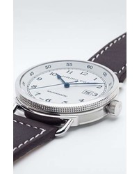 Hamilton Khaki Automatic Leather Strap Watch 43mm