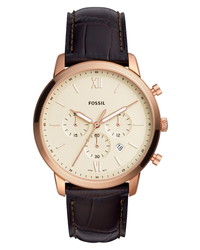 Fossil Neutra Chronograph Leather Watch