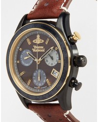 Vivienne Westwood Sotherby Leather Watch Vv142brbr