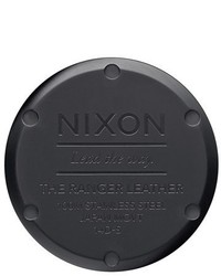 Nixon The Ranger Leather Strap Watch 44mm