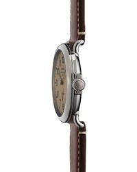 Shinola The Runwell Dark Coffee Cream Dial Watch 47mm