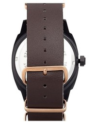 Toy Watch Toywatch Icon Leather Strap Watch 43mm