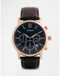 Sekonda Watch With Leather Strap 3406