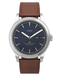 Timex Waterbury Leather Watch