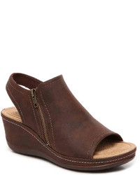 Farrell Wedge Sandal  Taupe