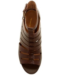 Franco Sarto Faryn Wedge Leather Sandal