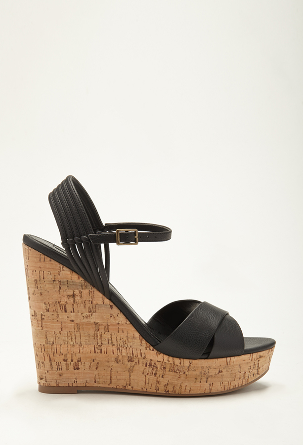 Women's Dr. Scholls Dottie Cork Wedge Sandals | Shoe Carnival