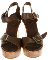 Chloé Wedge Sandals