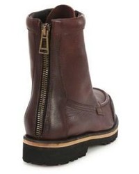 Belstaff Bayswater Calf Leather Combat Boots
