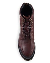 Belstaff Bayswater Calf Leather Combat Boots