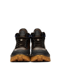 Moncler Black And Brown Hektor Boots