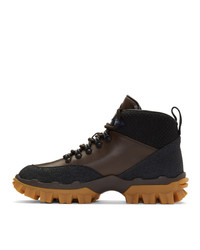 Moncler Black And Brown Hektor Boots