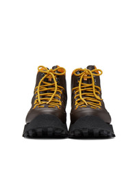 Acne Studios Brown Trekking Boots
