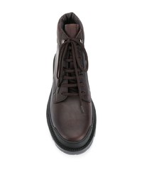 Prada Lace Up Ankle Length Boots