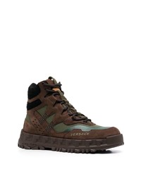 Versace Lace Up Hiking Boots
