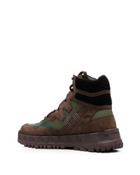 Versace Lace Up Hiking Boots