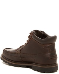 Rockport Leather Moc Toe Waterproof Boot Wide Width Available