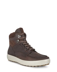 Ecco Soft 7 Tred Moc Toe Boot In Mochacoffee Leather At Nordstrom