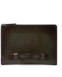 Berluti Handle Leather Pouch